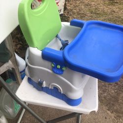 SpaceSaver table top adjustable highchair only $15 firm