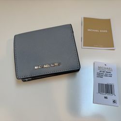 Brand New Michael Kors MK Leather Wallet 
