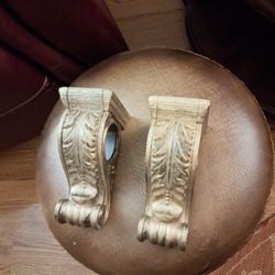 Curtain Rod Holders Brass.