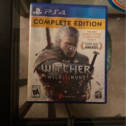 The Witcher Wild Hunt PS4 