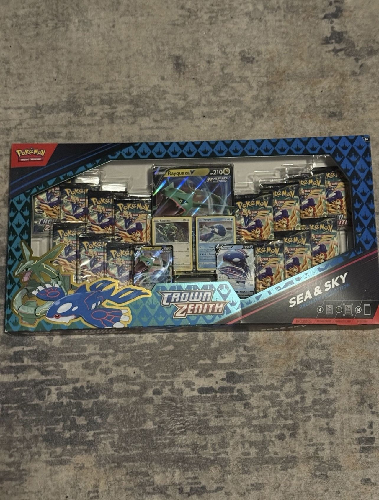 Pokemon Sea and Sky Premium Collection Crown Zenith Sealed box