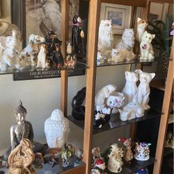 Miscellaneous figurines. Inquire if interested. Five dollars up.