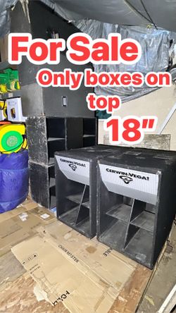 Bajos 18” super fuertes $1200
