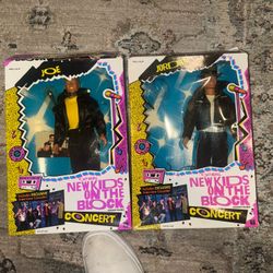 Vintage Nw Kids On The Block Dolls No Cast Tape Has Accessories Joe & Jordan 