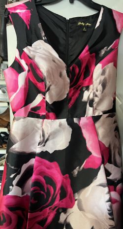 Pink And Black Dress