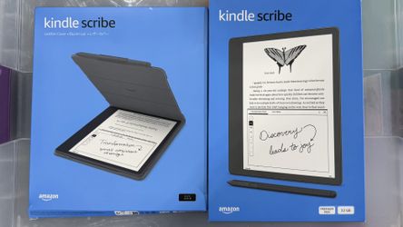 Kindle Scribe w/ Premium Pen and Leather Cover