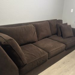 Sectional Couch - Brown 