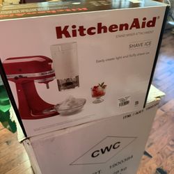 Kitchen Aid Shaved Ice Attachment New
