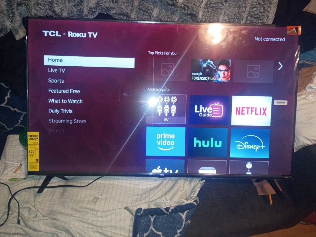 44" TCL ROKU TV