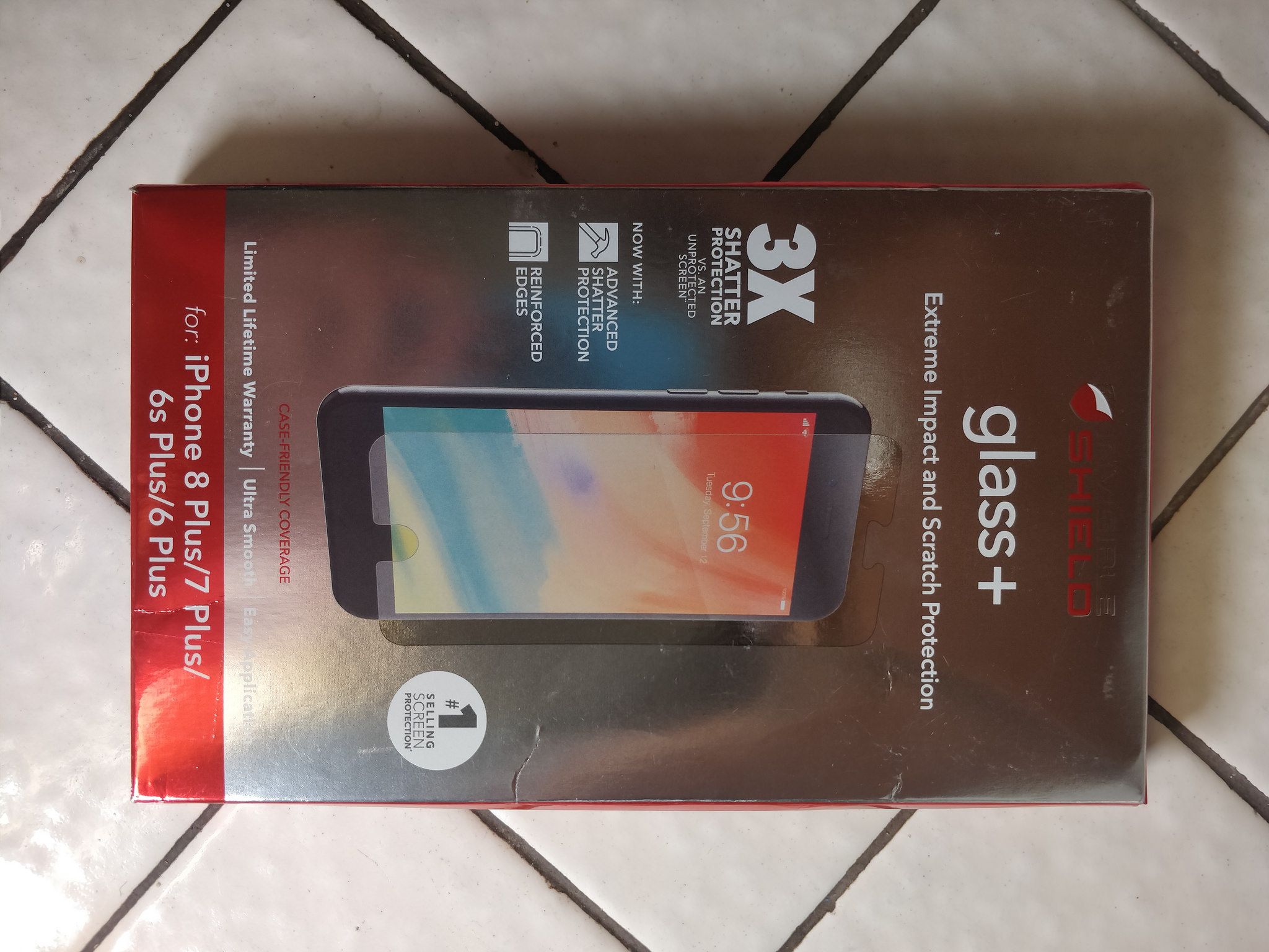 Screen protector for iPhone 8 Plus/7 Plus/6S Plus/6 Plus