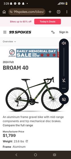 Felt Broam (m) $700