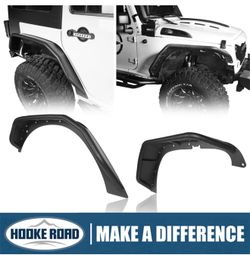 4Pcs Tubular Front & Rear Inner Fender Flares Kit Fit 2007-2018 Jeep Wrangler JK BXG.2022-1