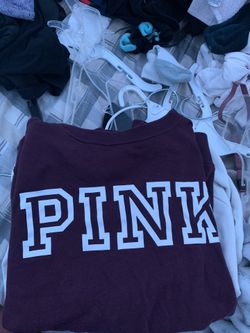 pink crewneck