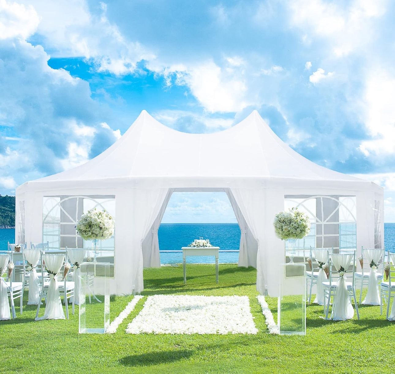 ‏EROMMY 26x19ft Party Tent