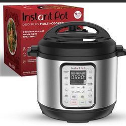 INSTANT POT DUO PLUS 9-IN-1 MULTICOOKER, PRESSURE COOKER