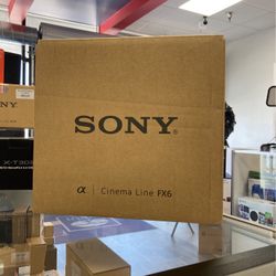 Sony FX6 Cinema Camera 