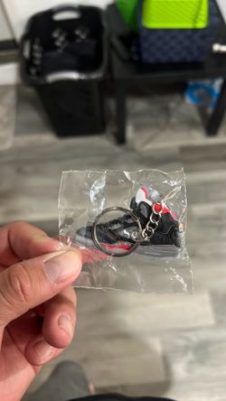 Supreme Jordan 5s keychain
