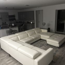 White couch