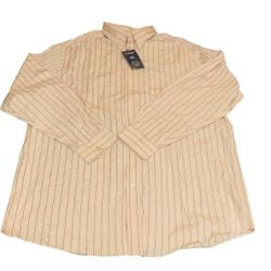 Roundtree & Yorke Sz 2XT  Men Orange Long Sleeve Shirt