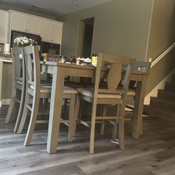 6 piece dinning table