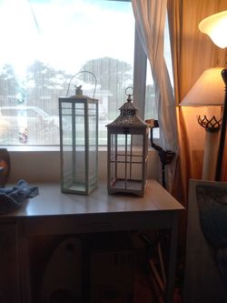 Birdhouse/ Candle Holders