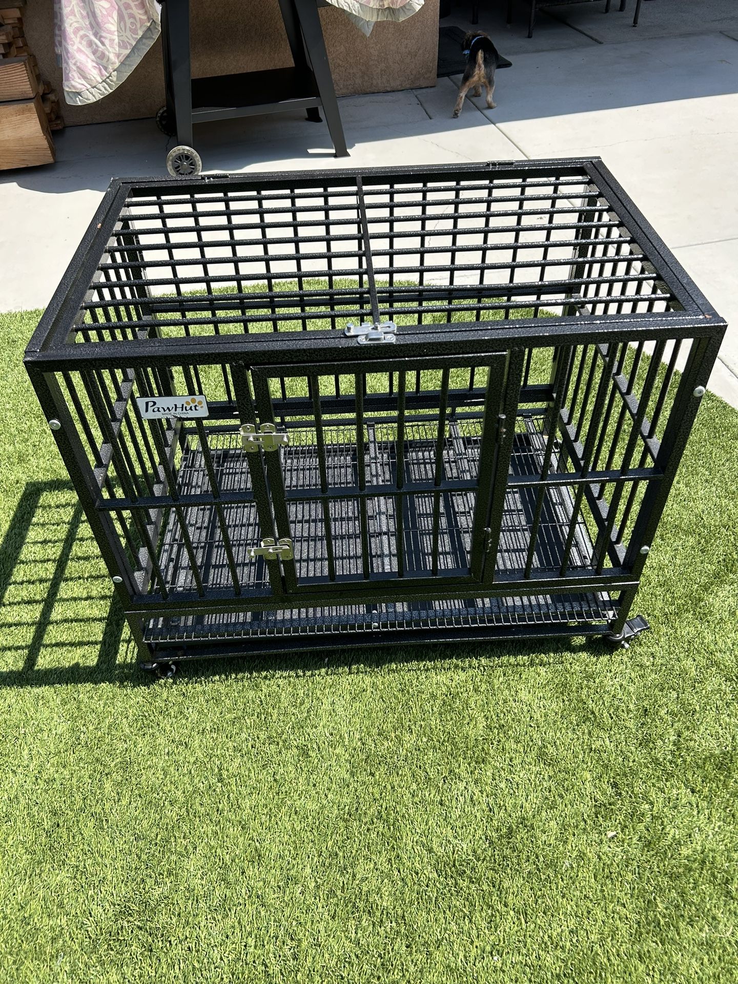 Paw hut Cage Whit Wells  36x24x32