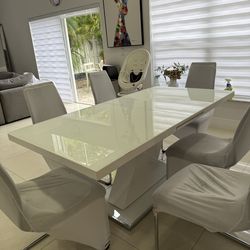 Dining Table 6 Chairs