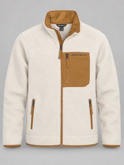 Eddie Bauer Men's Sherpa Fleece Jacket Size M