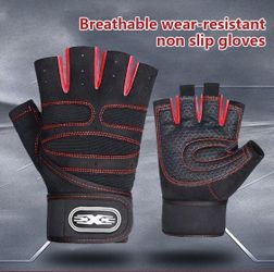 Fitness Half Finger Gloves Men and Women Wrist Guard