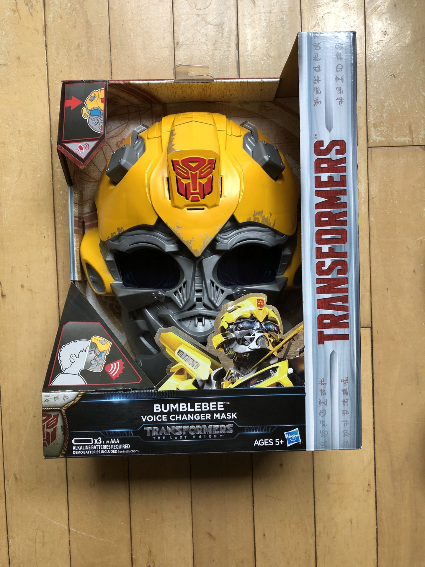 Transformers The Last Knight Bumblebee Voice Changer Mask