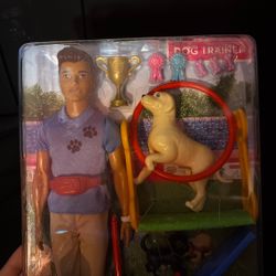 Barbie dog trainer