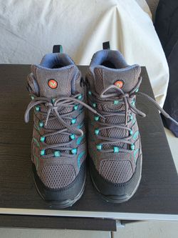 Merrill hiking boots.