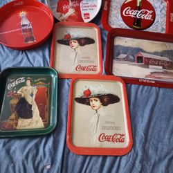 Coca-Cola Trays Good Condition 