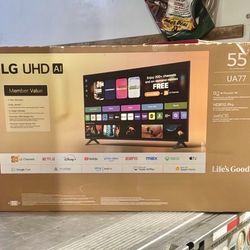 55ua77 55” Lg smart 4k led Uhd tv