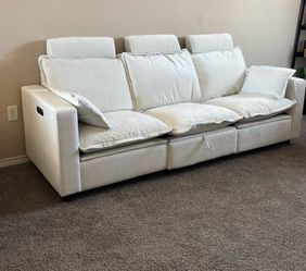New Cloud Couch Power Recliner Sofa with Storage and USB Ports