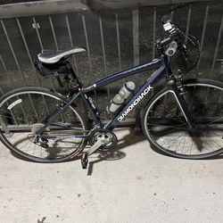 Diamondback Insight1  and bike rack