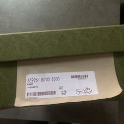 Gucci Jelly Rubber Slides  