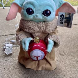 Star Wars Grogu Christmas Door Greeter 22” inches NEW