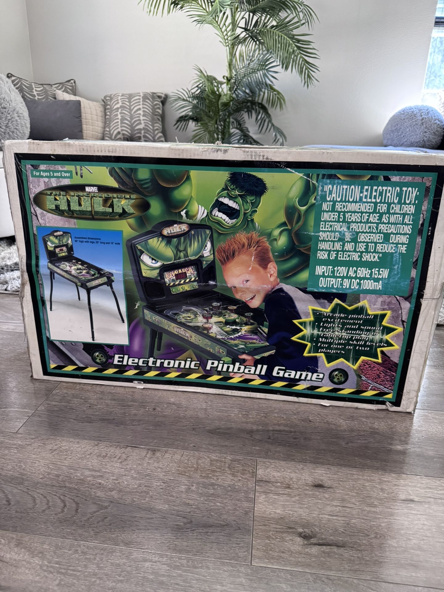 2003 the Incredible Hulk electronic pinball game