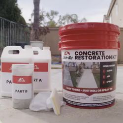 Like-Nu: Spray On Concrete Mix/Resurfacer [400 sq. ft.]