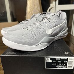 NIKE KOBE VIII PROTRO WOLF GREY HF9550-002 MEN’S SIZE 12.5 Retro Basketball