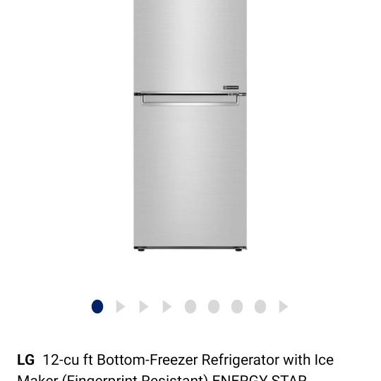 LG 24 inch refrigerator with bottom freezer