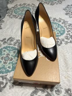 Christian Louboutin So Kate Patent Leather Black Pointed Toe Pumps