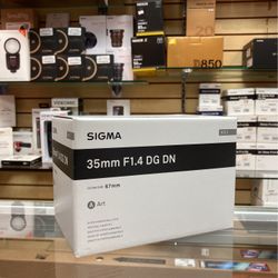 Sigma 35mm F1.4 Lens for Sony