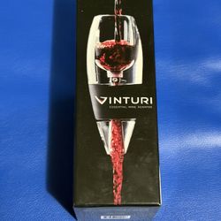 NEW- Red Wine Aerator “Vinturi” (Open Box).