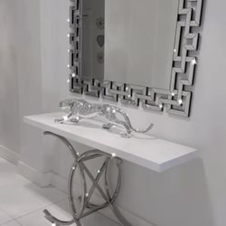 mirror with console table for sale