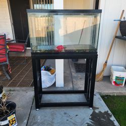 Fish  Tank Stand And Accessories 