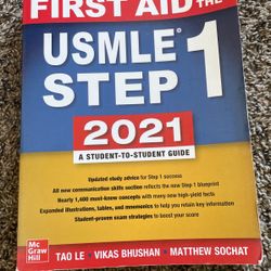 USMLE Step 1 Barely Written In 