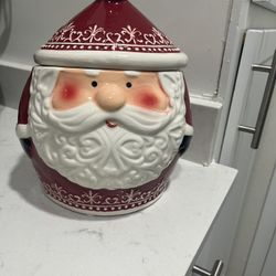 Santa Cookie Jar