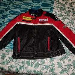BILT MOTORCYCLE RACING JACKET 3XL  VERY GOOD CONDITION $30 CASH.